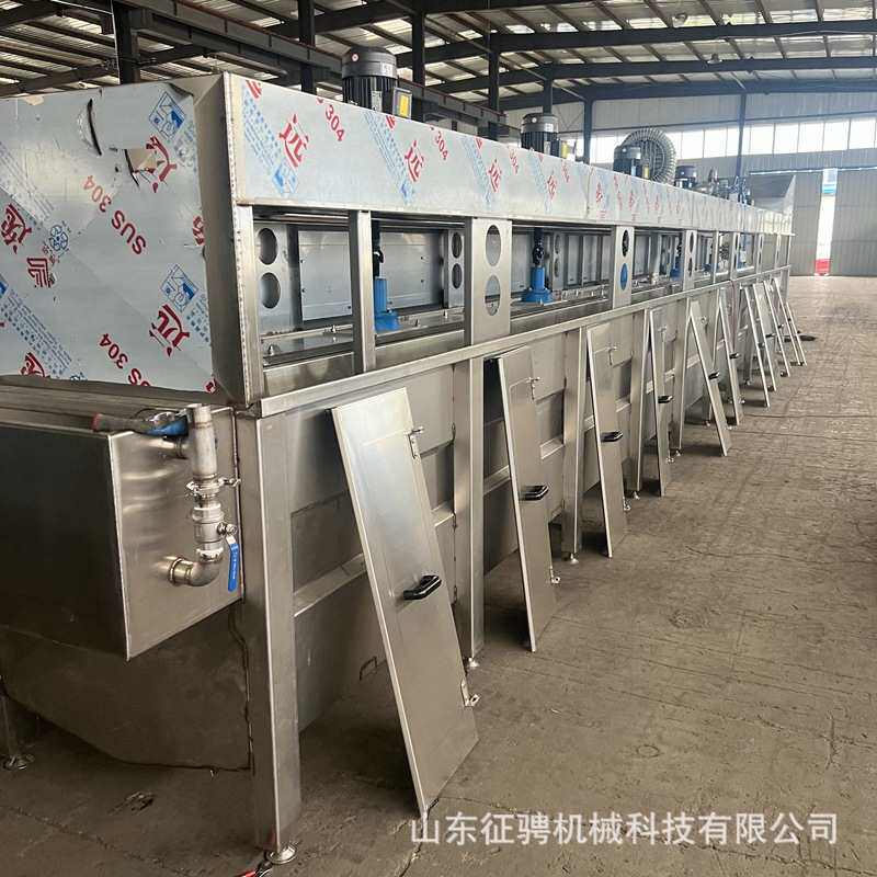 家禽浸烫池肉鸭鹅屠宰设备浸烫流水线 自动控温控水浸烫池可定制
