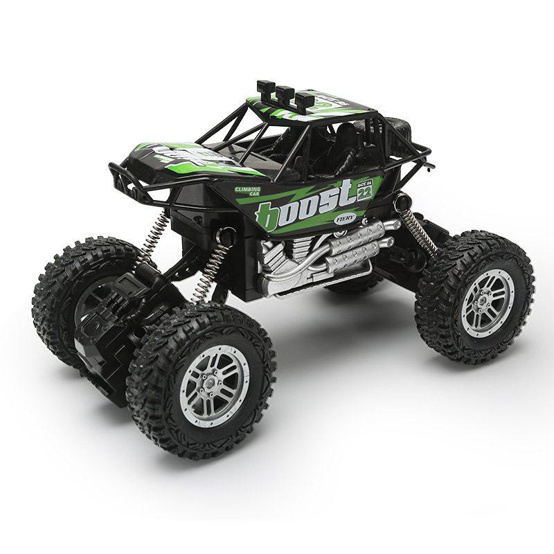 跨境RC遥控车四通灯光遥控山地越野车攀爬出口遥控车玩具赛车