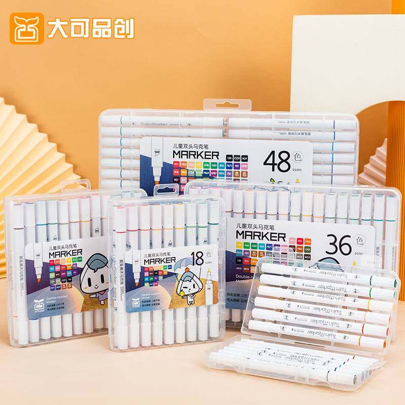 厂家双头马克笔套装办公文具笔涂鸦学生书写绘画油性记号笔批发,文具电教/文化用品/商务用品,马克笔,淘宝优惠券,粉丝福利购,淘宝优惠卷