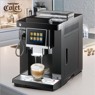 咖啡机意式 Q007触屏智能一键花式 磨豆咖 CLT 全自动咖啡机卡伦特