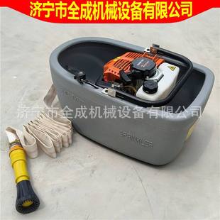 高扬程船式喷灌机农用浇菜船式漂浮二冲程汽油抽水泵全成船式水泵