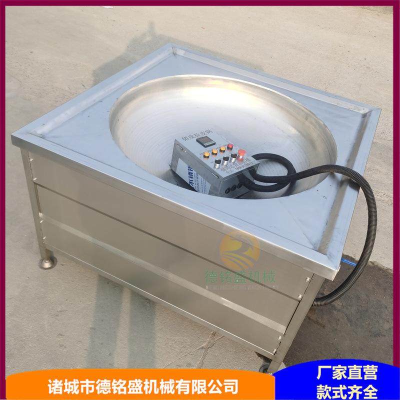 正方形锅延的肉皮拉皮锅 炸猪皮设备 温控自动的条皮油炸锅