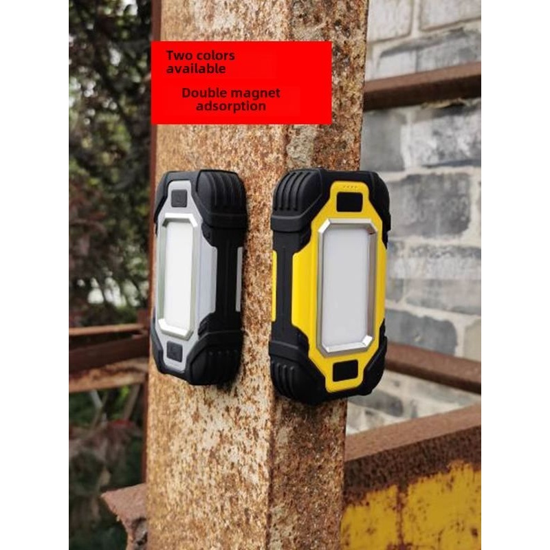 黑豹森林磁铁Led工作灯汽车修理修理灯手电筒强光超亮可充电维修