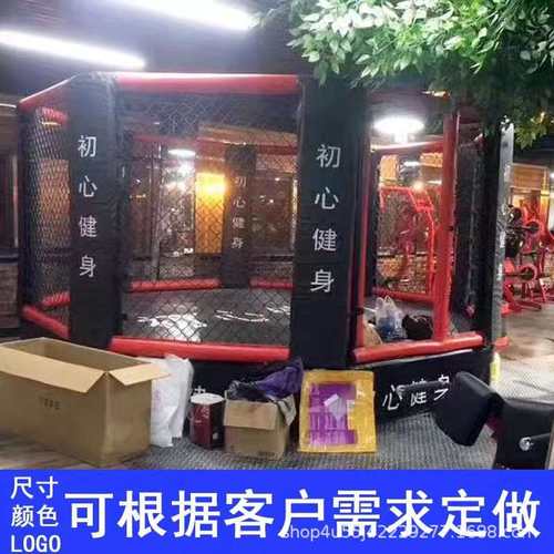 拳击台搏击格斗训练落地式八角笼散打比赛训练擂台UFC简易围栏
