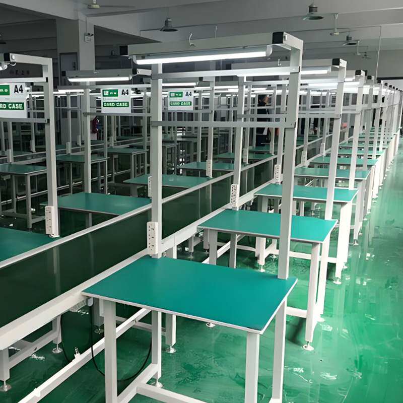 电子电器组装飞机拉位装配工作台流水线pvc输送线模块化流水线