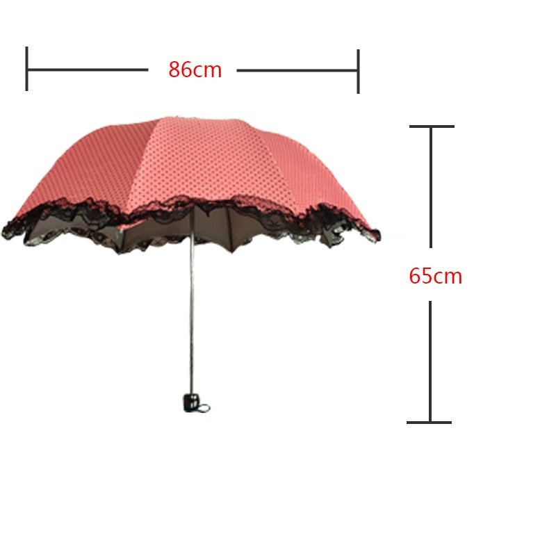 创意黑胶遮阳伞蝴蝶纷飞三折蕾丝防晒女黑胶遮阳两用太阳伞,居家日用,伞帽,淘宝优惠券,粉丝福利购,淘宝优惠卷