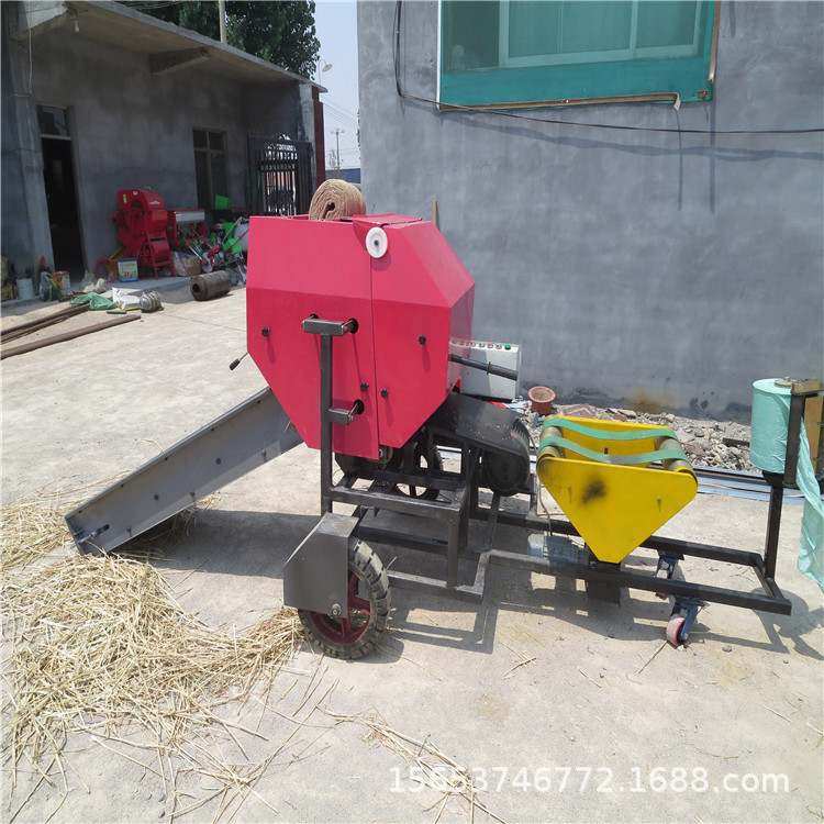 养殖场秸秆饲料打捆机全自动断膜青贮包膜机牧草揉丝缠膜打包机,畜牧/养殖物资,揉丝机,淘宝优惠券,粉丝福利购,淘宝优惠卷