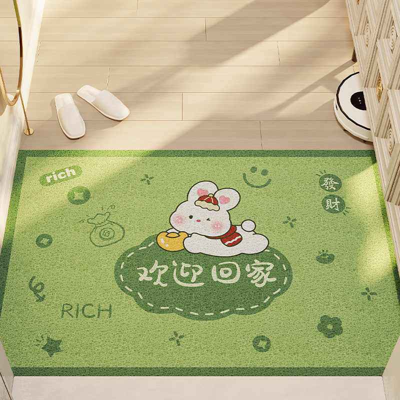 小兔子玄关耐磨防滑垫刮泥土玄关地裁剪垫入户可地蹭丝垫脚垫圈,居家布艺,入户地垫,淘宝优惠券,粉丝福利购,淘宝优惠卷