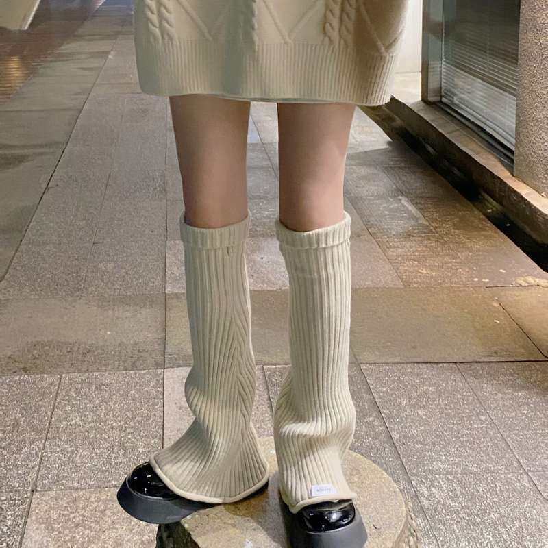 新品 秋冬网红保暖腿套复古喇叭马蹄型小众款显瘦针织条纹毛线阔,服饰配件/皮带/帽子/围巾,防晒腿套,淘宝优惠券,粉丝福利购,淘宝优惠卷