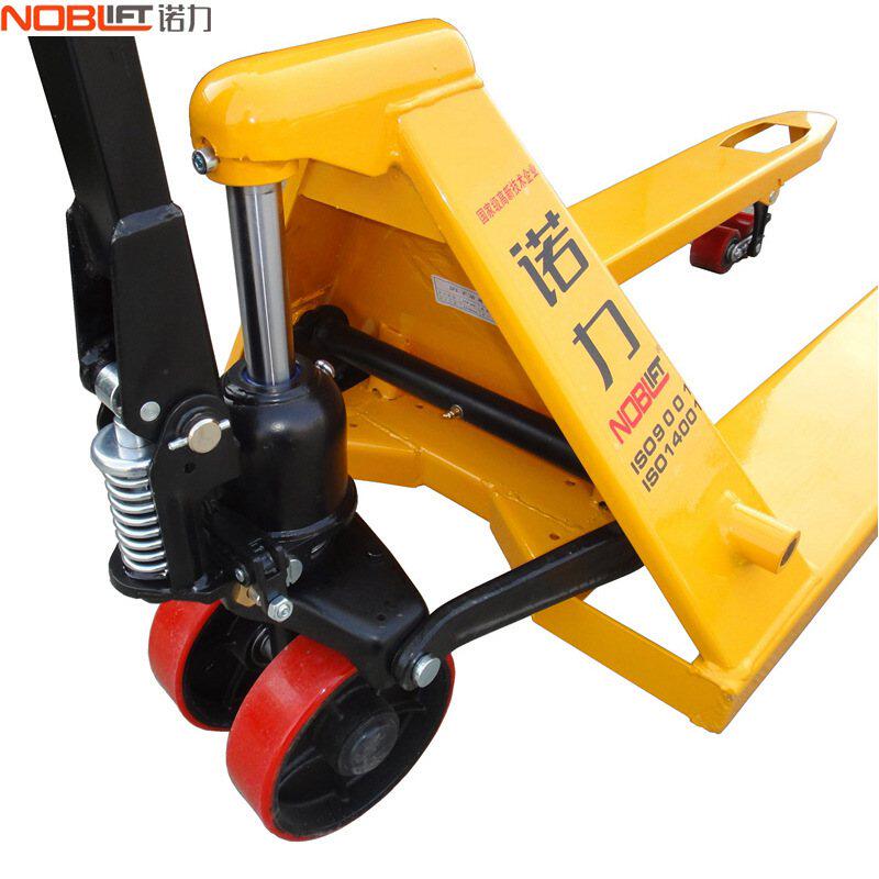 诺力手动液压叉车DF2吨3吨搬运车地牛 手动叉车轮子轮架油泵配件