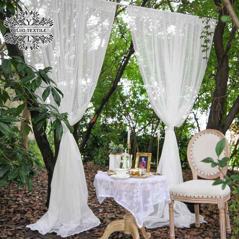 条纹提花蕾丝窗帘窗纱纱帘田园风面料门帘白纱帘成品打孔挂钩北欧,居家布艺,窗纱,淘宝优惠券,粉丝福利购,淘宝优惠卷