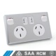 澳大利亚新西兰三孔USB墙壁插座开关插座带USB充电SAA认证澳规插