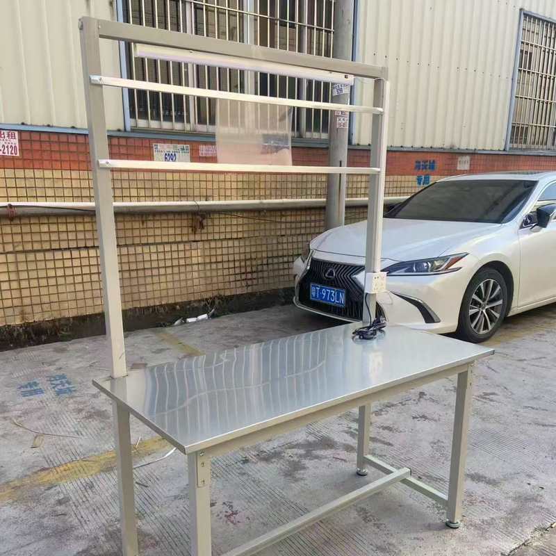 重型不绣钢工作台车间流水线装配操作台维修品检实验台打包台桌子