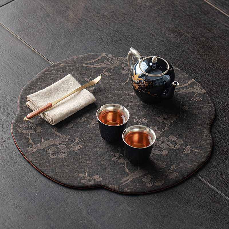 柞蚕丝茶席老料香云纱干桌茶茶道旗家用泡布艺隔热真丝茶席垫垫垫,居家布艺,茶席,淘宝优惠券,粉丝福利购,淘宝优惠卷