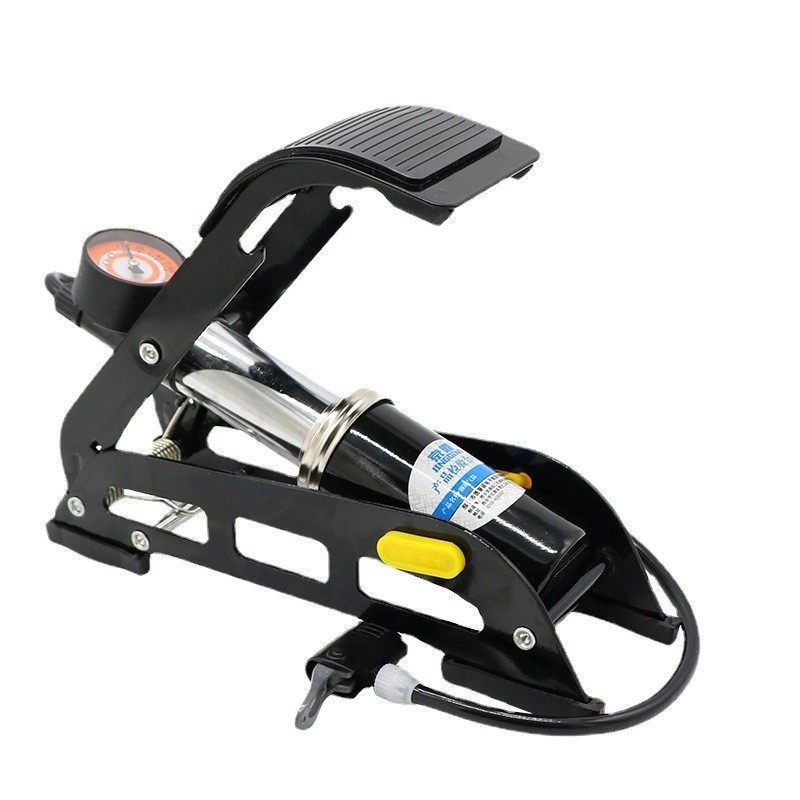 脚踩打气筒高压迷你便携式摩托车电动车家用充气泵脚踏汽车自行车