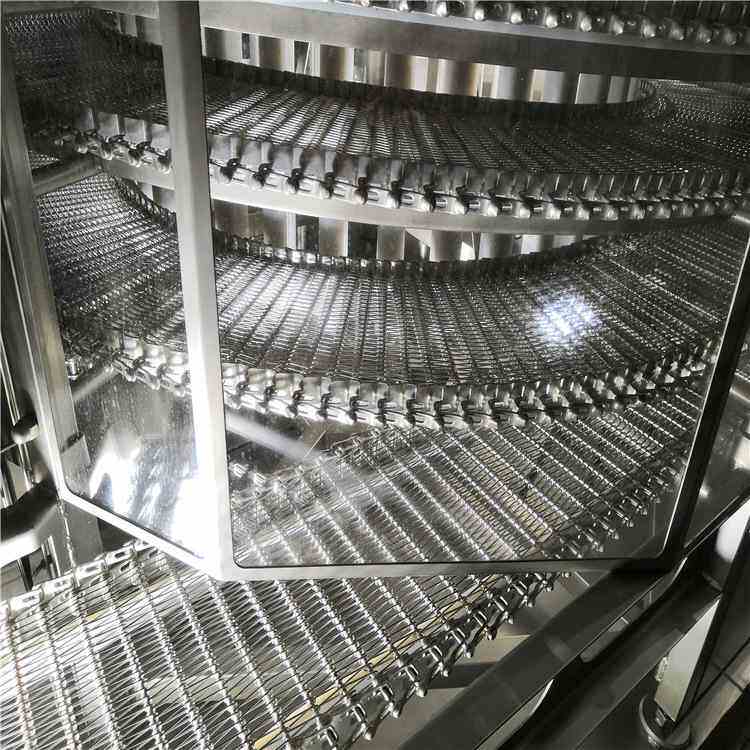 螺旋输送机 厂家直供螺旋塔输送线食品冷却不锈钢多层网链输送机