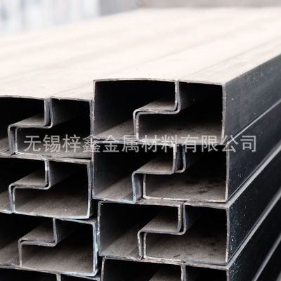 现货横梁P型管薄壁无锡直供P4060美式异形梁货架型材P形管