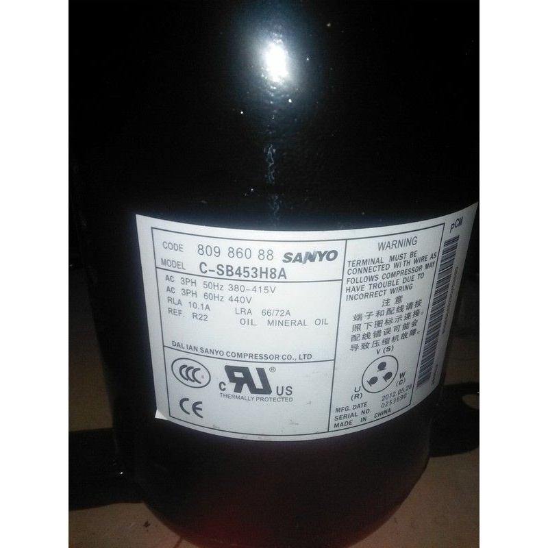 C-SB453H8A原装SANYO三洋6匹热泵热水器空气能中央空调制冷压缩机