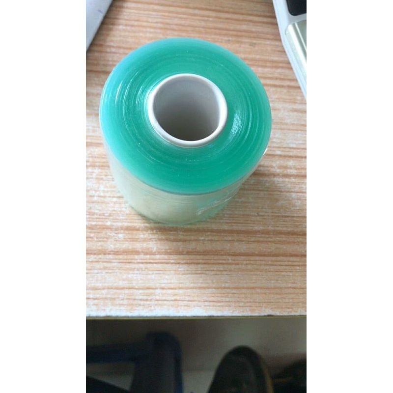 新款直销环保PVC电线膜绿色打包围膜6/8//12cm宽自粘嫁接膜工业拉