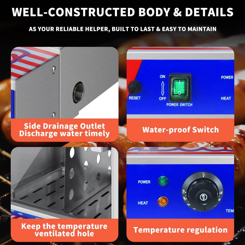 热狗柜保温柜暖柜出口保暖台式小型展示柜商用加热柜热饮柜食品