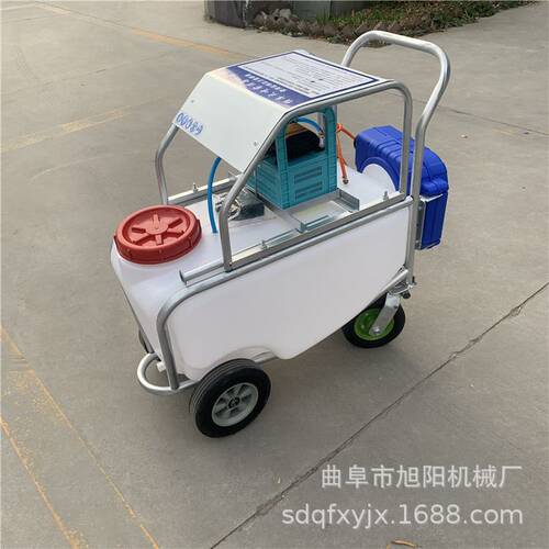 75升手推式电动喷雾器 大棚除虫自动卷管打药机 双泵大功率喷药机