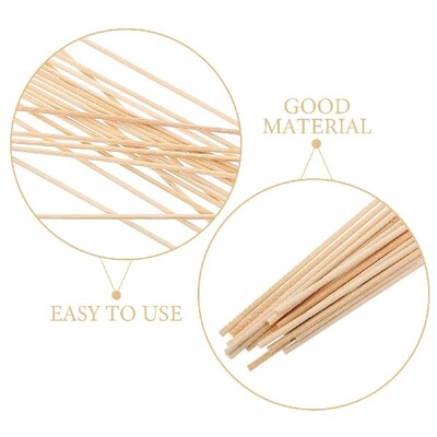 20 Pcs Bamboo Sticks for Kite Making Kids Craft Projects