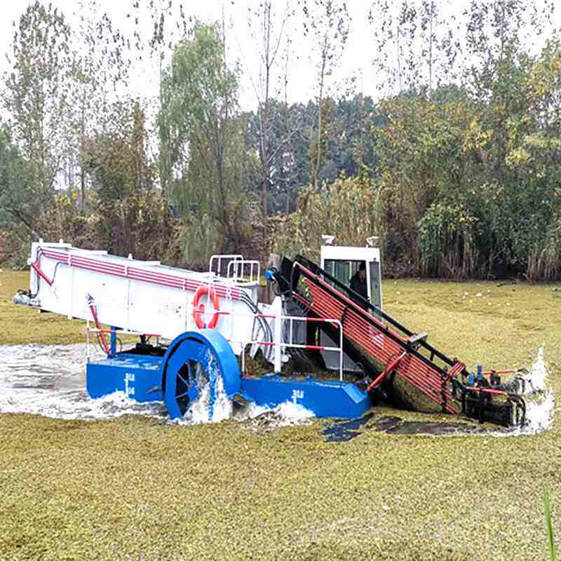 割草船河道水草清理机全自动割草船 厂家发货割草船河道清理船