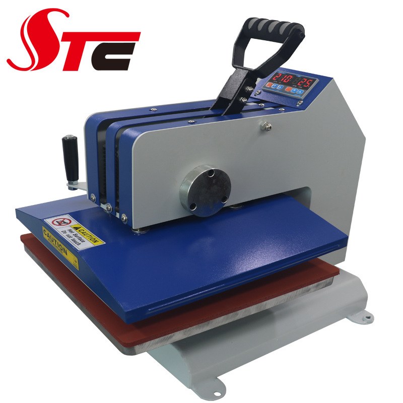 厂家直销38X38cm美式摇头高压力热转印烫画机压烫机T恤印花机