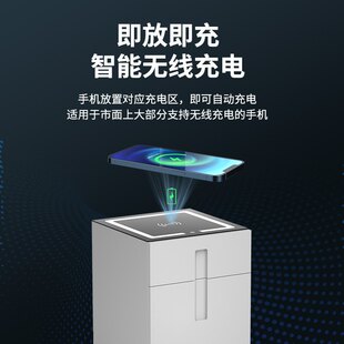 隐藏式保险柜多功能床头柜保险箱一体带无线充电手机智控USB新款