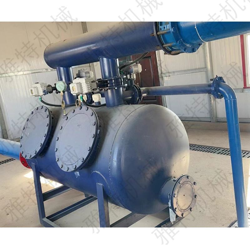 不锈钢卧式砂石过滤器 农业过滤器滴灌喷灌水肥一体化砂石过滤器