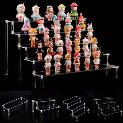 1-5 Layer Acrylic Display Risers,Clear Shelf Cupcake Display