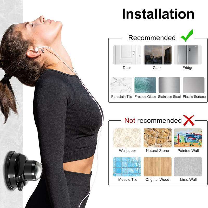 跨境专供吸盘按摩球壁挂式放松肩胛骨球肌肉背部式按摩器筋膜吸附,个人护理/保健/按摩器材,按摩披肩/肩背敲击按摩带,淘宝优惠券,粉丝福利购,淘宝优惠卷