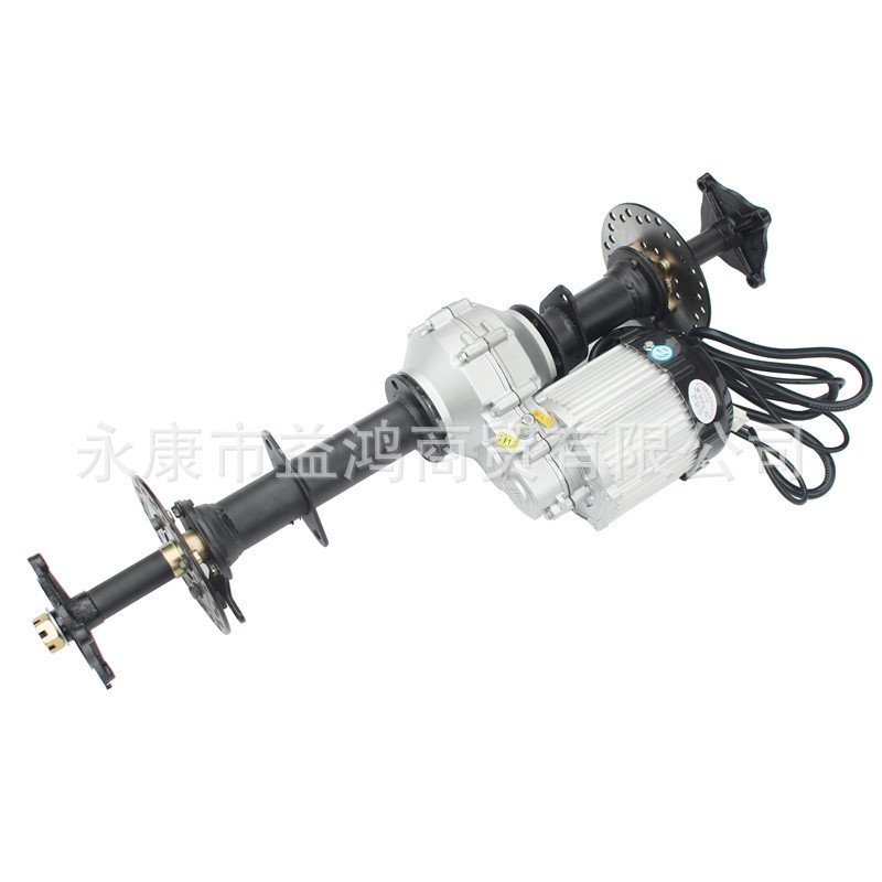 改装电动卡丁车改装配件 差速后桥48V/60V500W电机半轴后轴碟刹车,摩托车/装备/配件,三轮/四轮后桥总成,淘宝优惠券,粉丝福利购,淘宝优惠卷