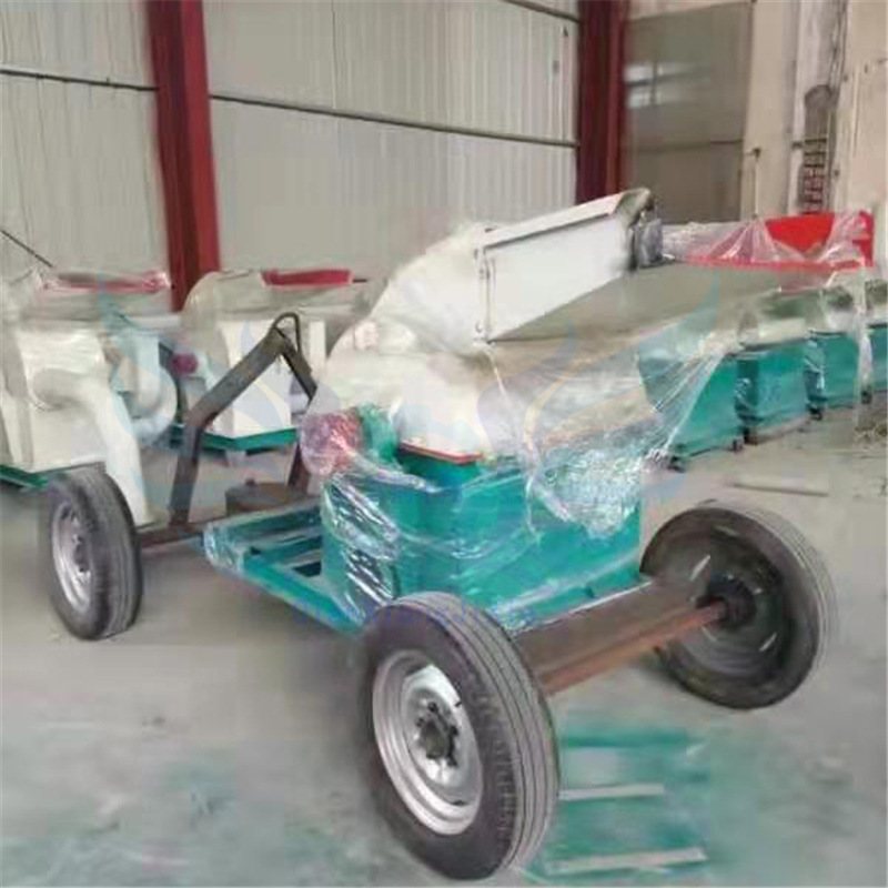 新款废柴杉木杆材破碎机 大小型综合移动木耳颗粒料高效粉碎设备