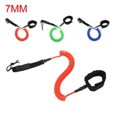 冲浪板脚绳7尺8尺双尺尺10救生surf头129尺旋转11leash7mmTPU尺