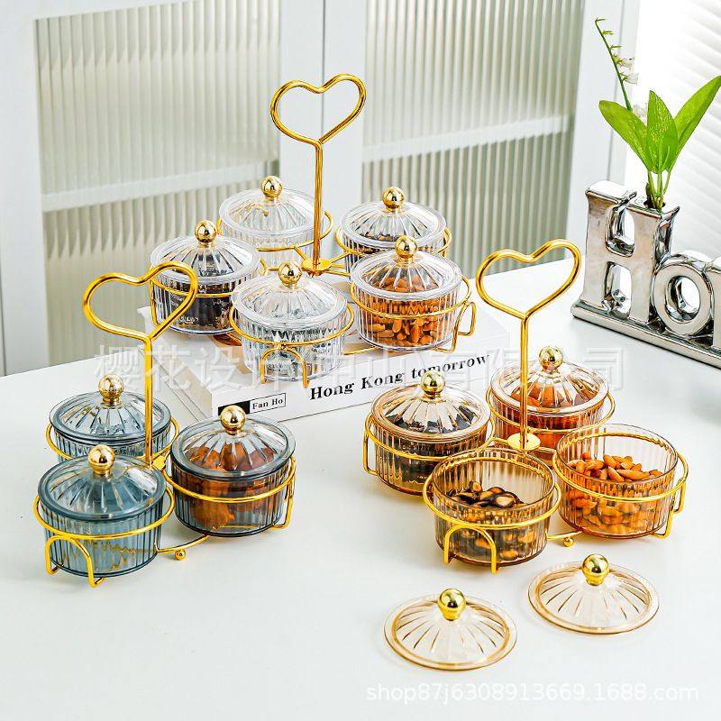 轻奢塑料水果盘分格创意干果小吃碟零食家用新年糖果点心盘纯色盖,包装,水果包装,淘宝优惠券,粉丝福利购,淘宝优惠卷