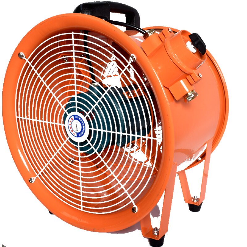 手提移动式防爆型工业风机隧道矿井除尘轴流通风管鼓风机船用喷漆