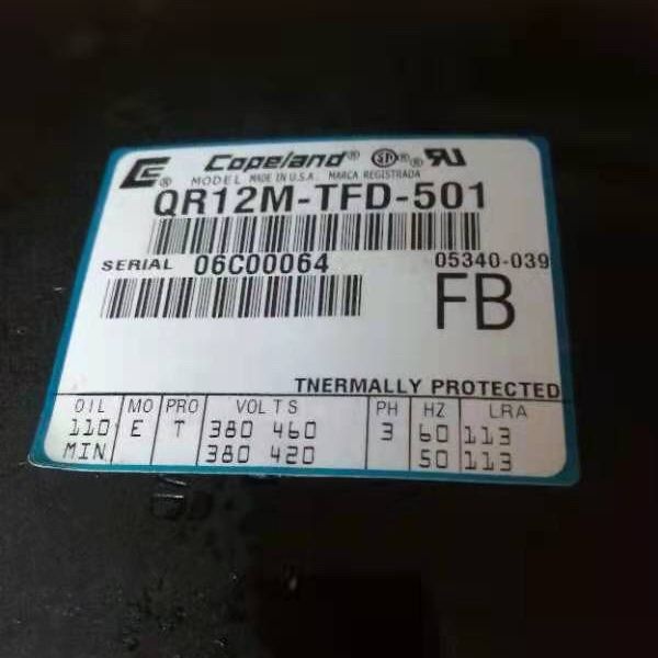 适配CRNQ-0500-TFD-522 CRNQ-0275-TFD-522 谷轮活塞制冷压缩机