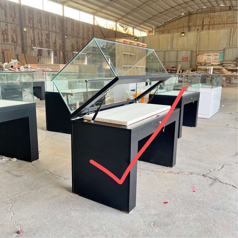 博物馆液压展柜平柜纪念馆展示柜 古玩字画展台 珠宝文玩玻璃展柜