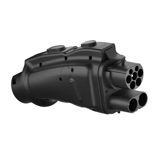 欧标转国标CCS2转GBT直流快充转换头转接头DC转换器250A跨境插头