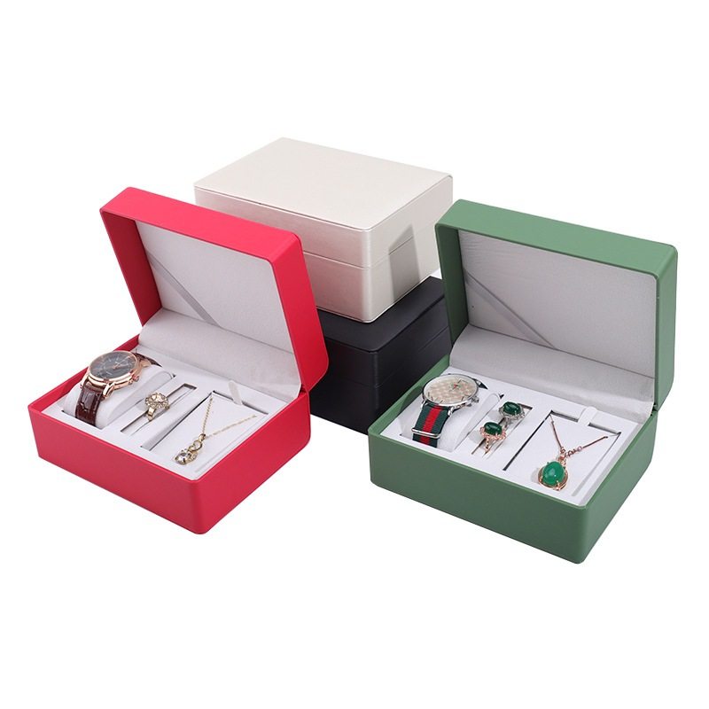 跨境圆角拉丝皮手表盒手表翻盖礼品盒表包装盒收纳手表首饰批发盒,收纳整理,手表收纳盒/架/套,淘宝优惠券,粉丝福利购,淘宝优惠卷