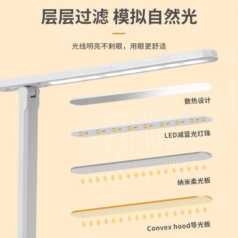 国a两用调光调色台灯学生学习学习宿舍书桌灯可充电专用护眼,家装灯饰光源,阅读台灯(护眼灯/写字灯),淘宝优惠券,粉丝福利购,淘宝优惠卷