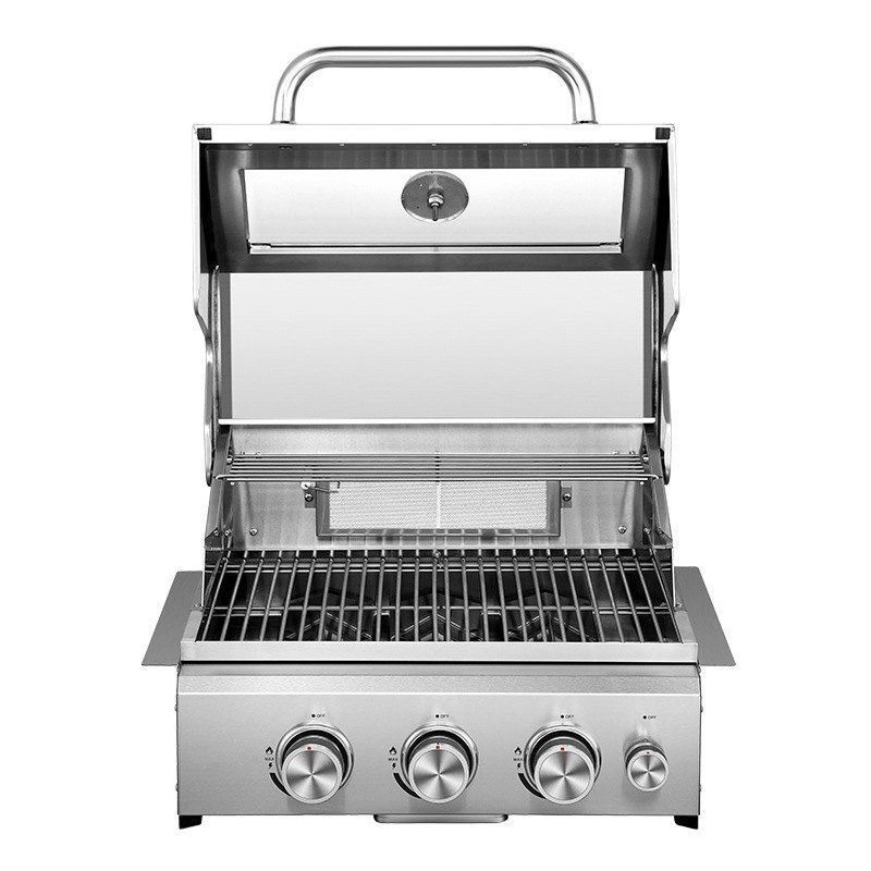 烧烤BBQ3头炉上盖带玻璃窗不锈钢燃气烧烤炉烤鱼炉烤肉多功能,厨房/烹饪用具,烧烤炉,淘宝优惠券,粉丝福利购,淘宝优惠卷