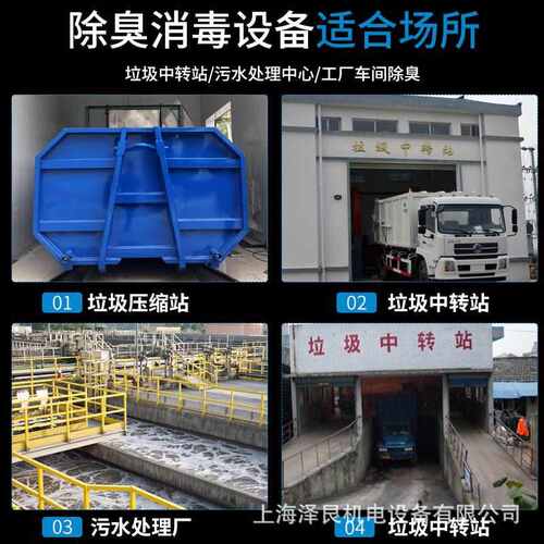 高压喷雾主机除臭设备工业空气除味去臭造雾机智能喷雾系统除臭