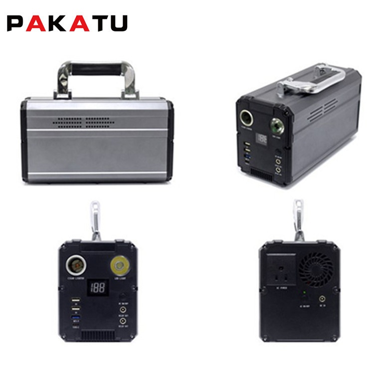 便携式储能电源带LED灯 大容量多功能应急电源 12v 110v 220v通用