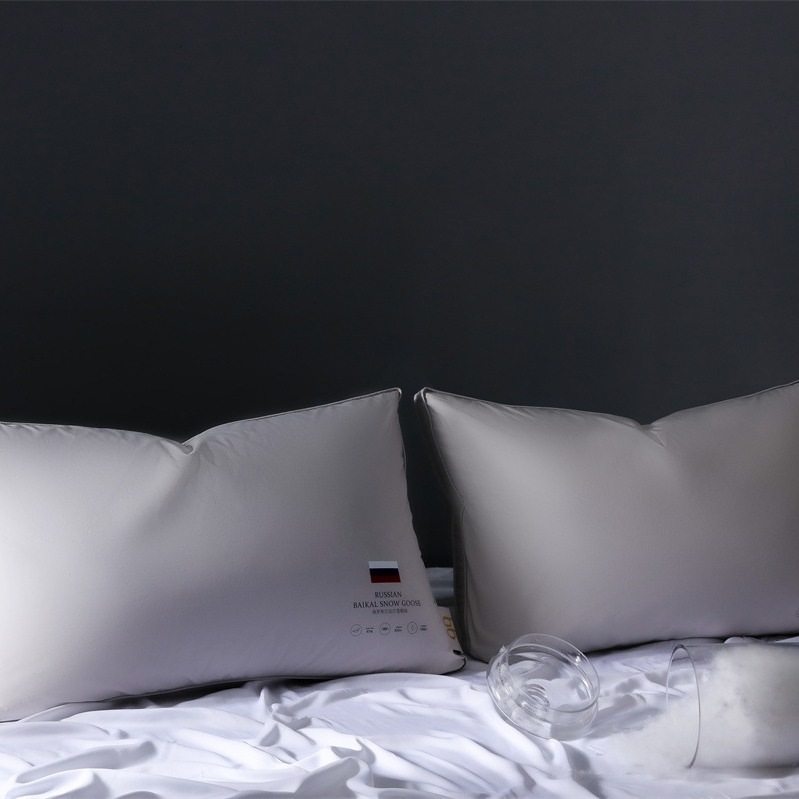 西伯利亚大绒朵鹅绒贝加尔柔软枕芯雪护枕鹅绒颈椎单纤维,床上用品,功能枕/保健枕/养生枕,淘宝优惠券,粉丝福利购,淘宝优惠卷