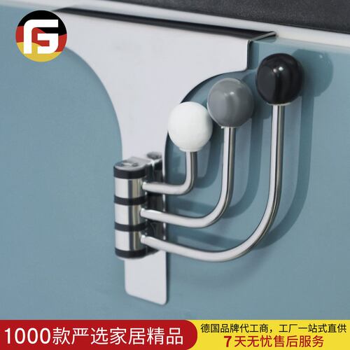 优选不锈钢门背挂钩door hook 多用途衣帽挂架免钉门后挂陶瓷挂珠