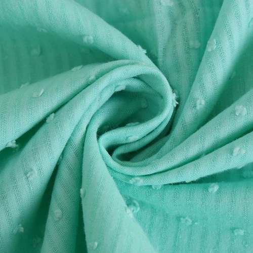 新款直销直销全棉巴厘纱纱罗剪花布衬衫女连衣裙提花面料多色供应