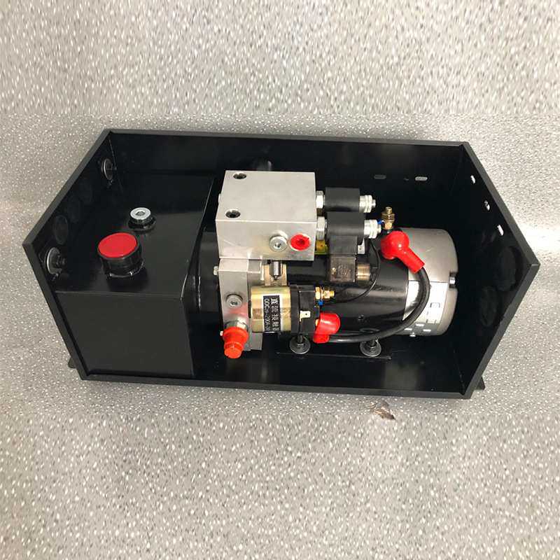 直流动力单元系统DC12V-72V4L组合油箱单作用液压油泵叉车传菜机