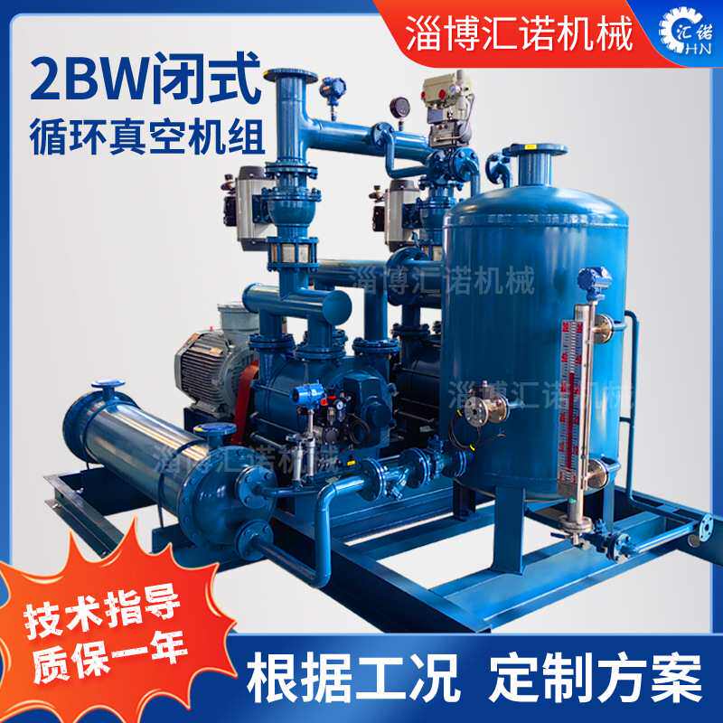 厂家供应环保真空机组 2BW闭式循环系统 节能节水水环式真空机组